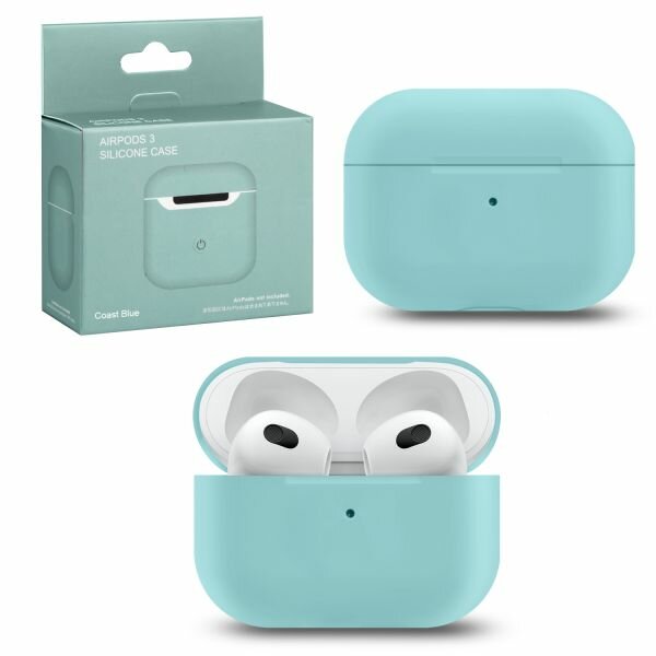 Силиконовый чехол для Apple AirPods 3 Sky Blue