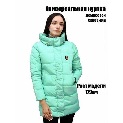 фото Куртка tango plus, размер xl, голубой, бирюзовый