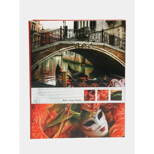 Фотоальбом Ассорти 200 фото 10 х 15 твёрдая обложка Цвет Оранжевый 1399₽