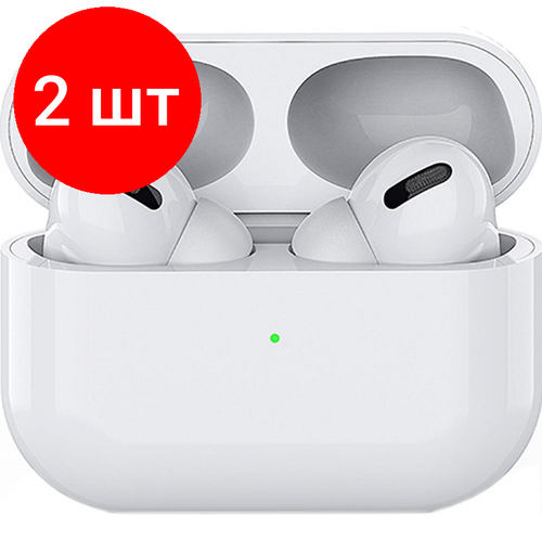 Комплект 2 штук, Наушники TeXet Pro белые (TWS), Bluetooth (126978)