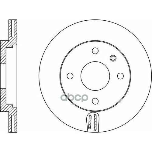 Диск Тормозной Chevrolet Aveo 11-/Cobalt 11- Передний Вент. d 256Mm FIT арт. FR0664V