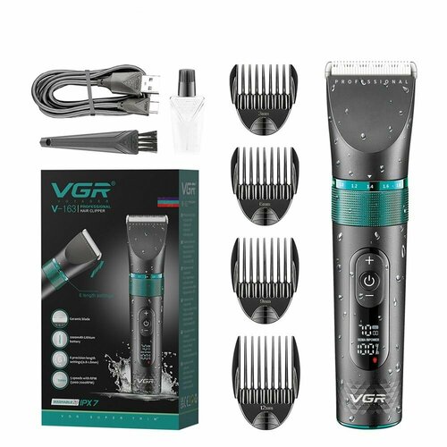 Профессиональная машинка для стрижки волос бороды и усов Беспроводная Подарок мужчине на 23 февраля 2999₽