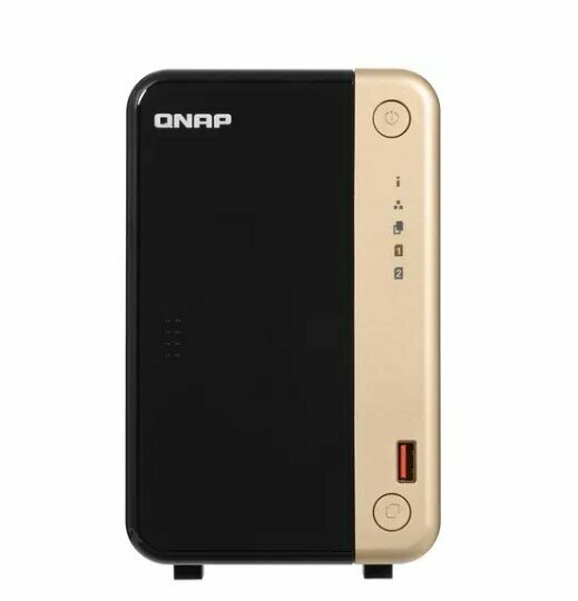 Сетевое хранилище NAS Qnap TS-264-8G черный - фото №12