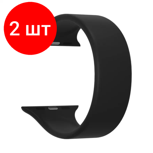 Комплект 2 штук, Ремешок для Apple Watch 38/40/41 mm LYAMBDA ATRIA DSJ-23-40-BK Black