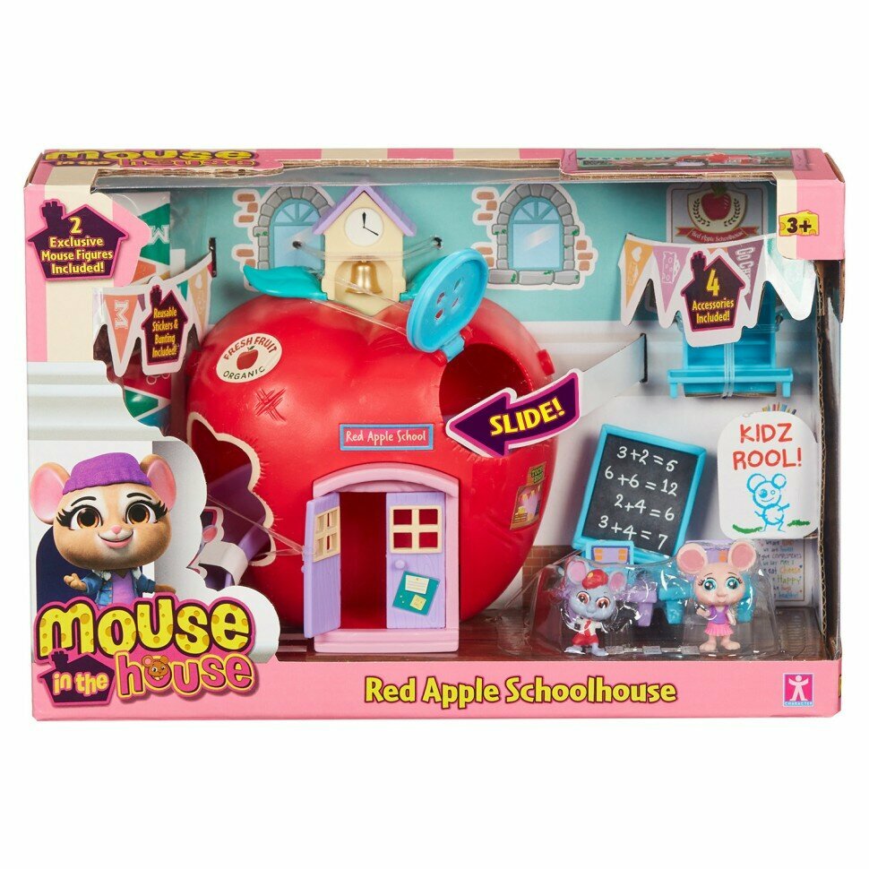 Набор игровой Mouse in the House Школа Яблоко 41728