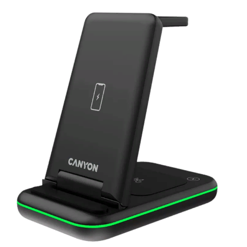 Беспроводное зарядное устройство Canyon Беспроводная зарядная станция Canyon CNS-WCS404B CNS-WCS304B черный