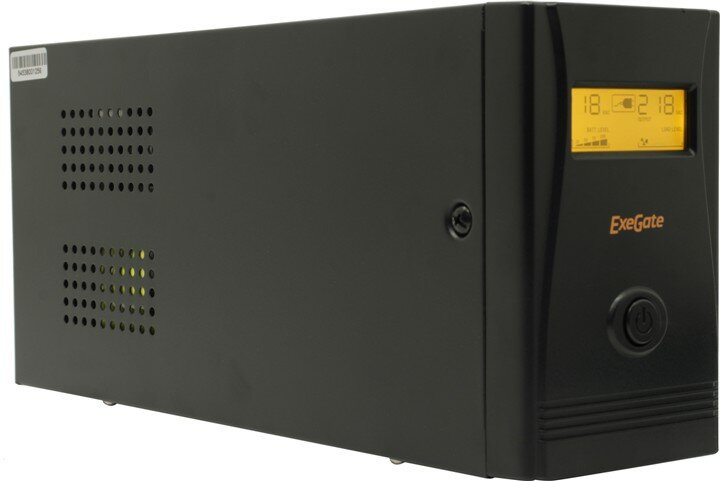 Интерактивный ИБП ExeGate SpecialPro Smart LLB-600 LCD (EP285579RUS)