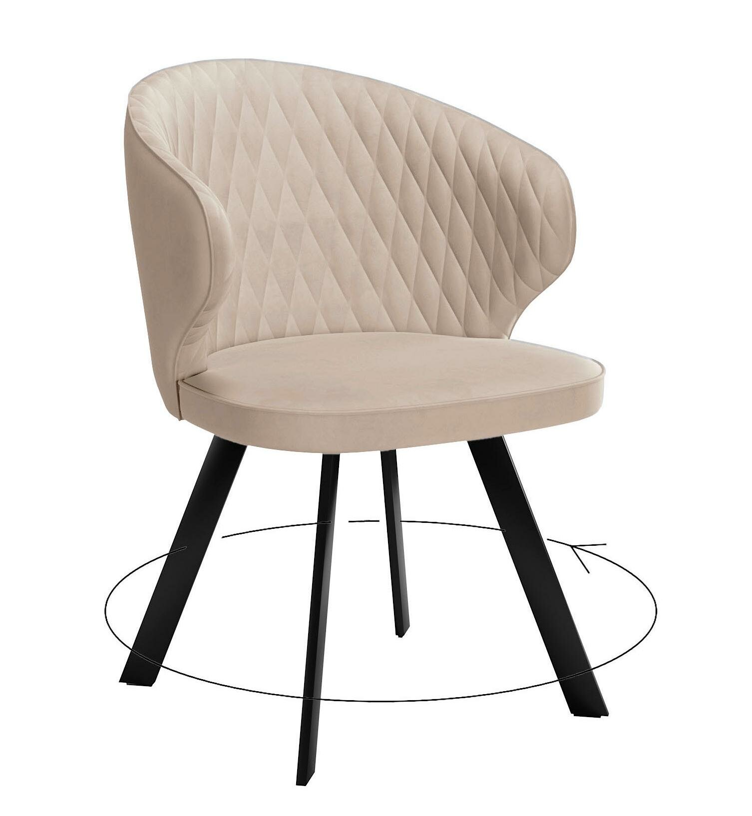 фото Стул Market 549 капучино, опоры черные