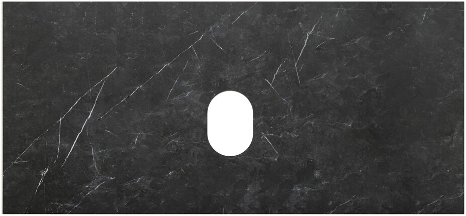 фото Столешница 90 см Marmo Nero Opaco Belbagno KEP-90-MNO-W0