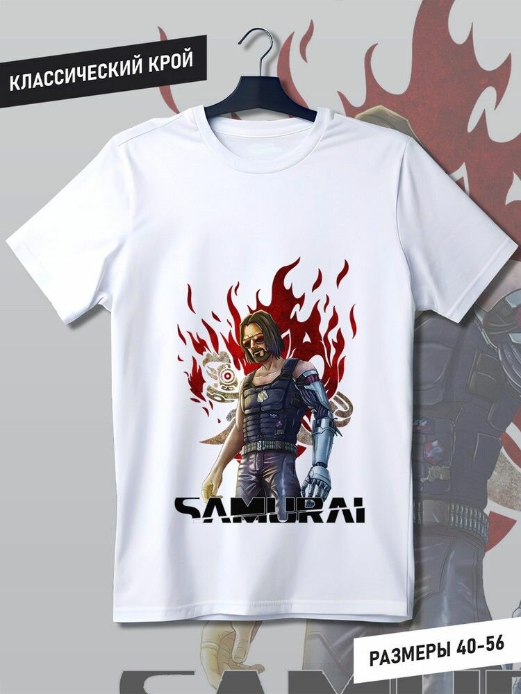 Футболка, размер XL, белый