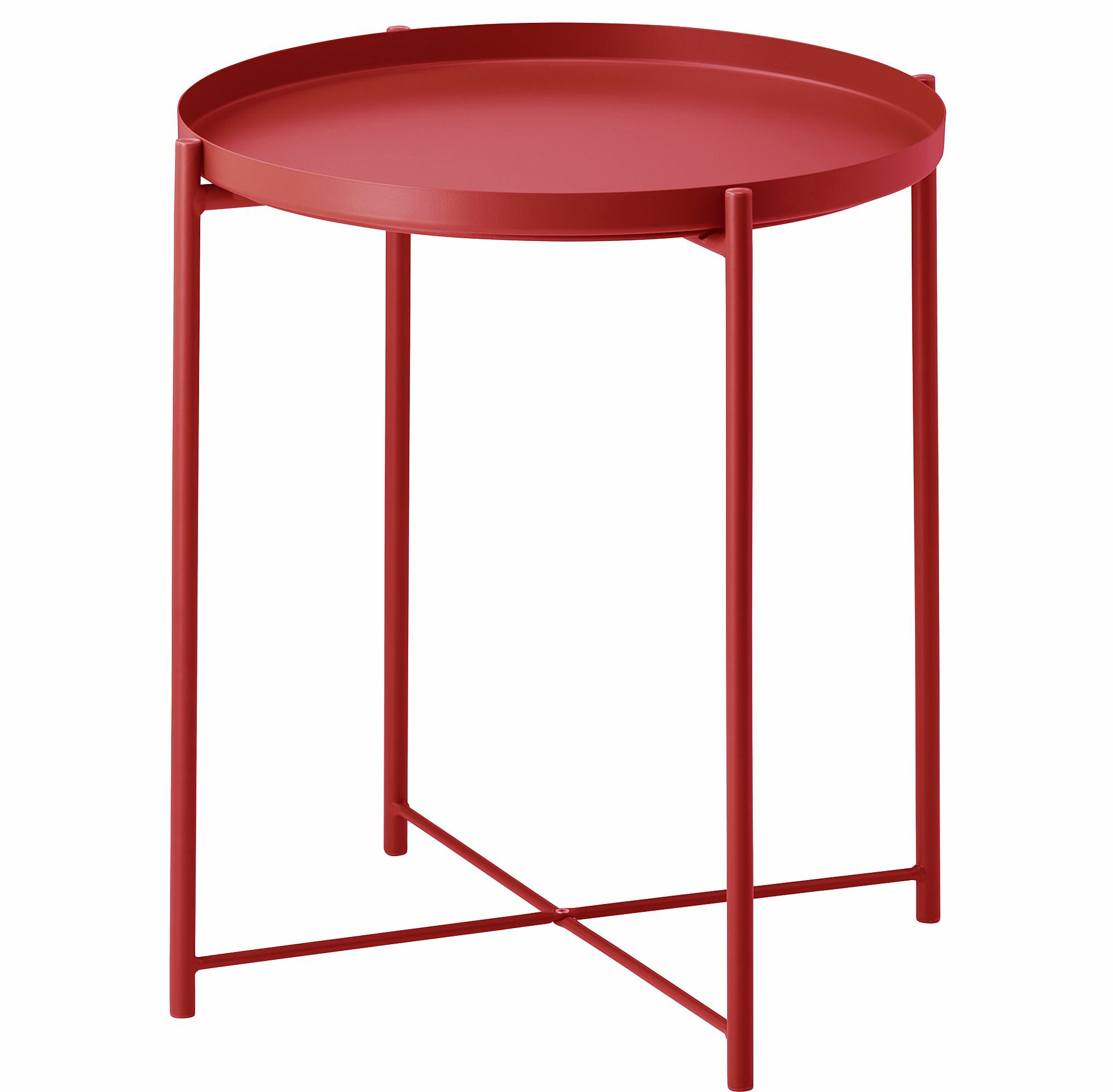 Гладом GLADOM стол сервировочный, 45x53 см, красный
