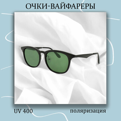 фото Солнцезащитные очки вайфарер с поляризацией 4278, зеленый miscellan