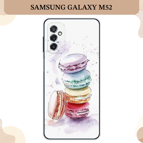 Силиконовый чехол Пирамидка макарони 2 на Samsung Galaxy M52 / Самсунг Галакси М52