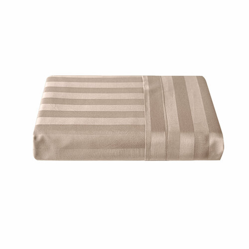 Пододеяльник La Prima Пододеяльник Страйп-сатин Карамель, размер 145 x 210 см