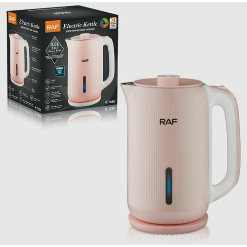 Стильный электрический чайник 3л 1500Вт Розовый 230000₽