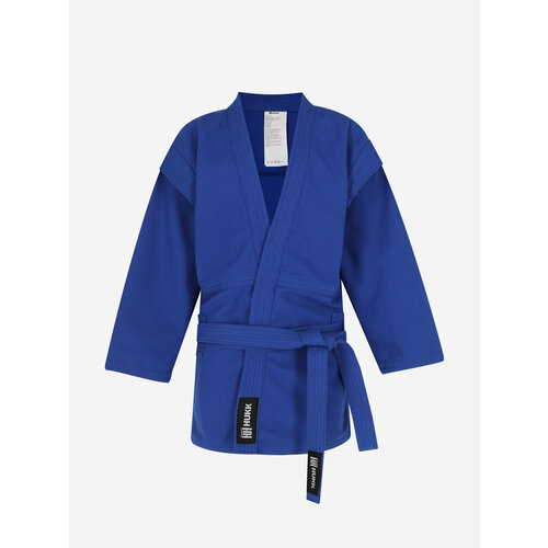Куртка-кимоно  для самбо HUKK, размер 155, синий