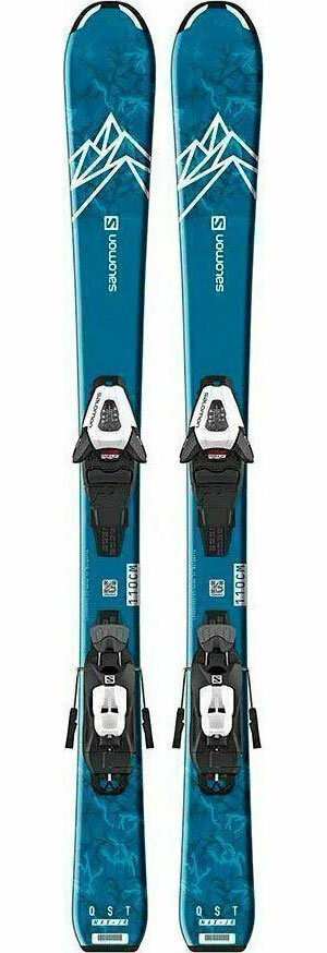 Детские горные лыжи SALOMON QST MAX Jr XS + C5 GW J7 (21/22), 80 см