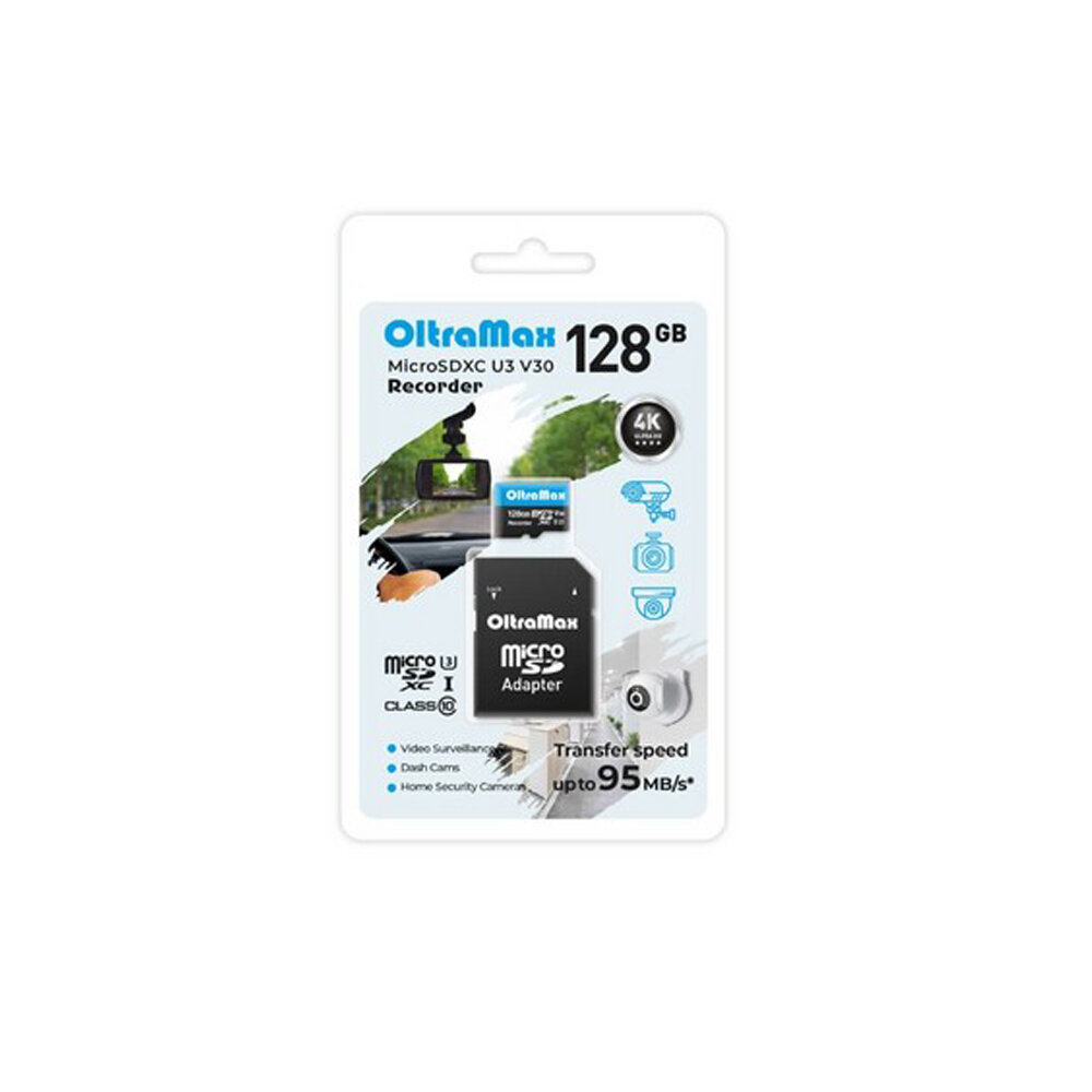 Oltramax 128gb microsdxc с адаптером class 10