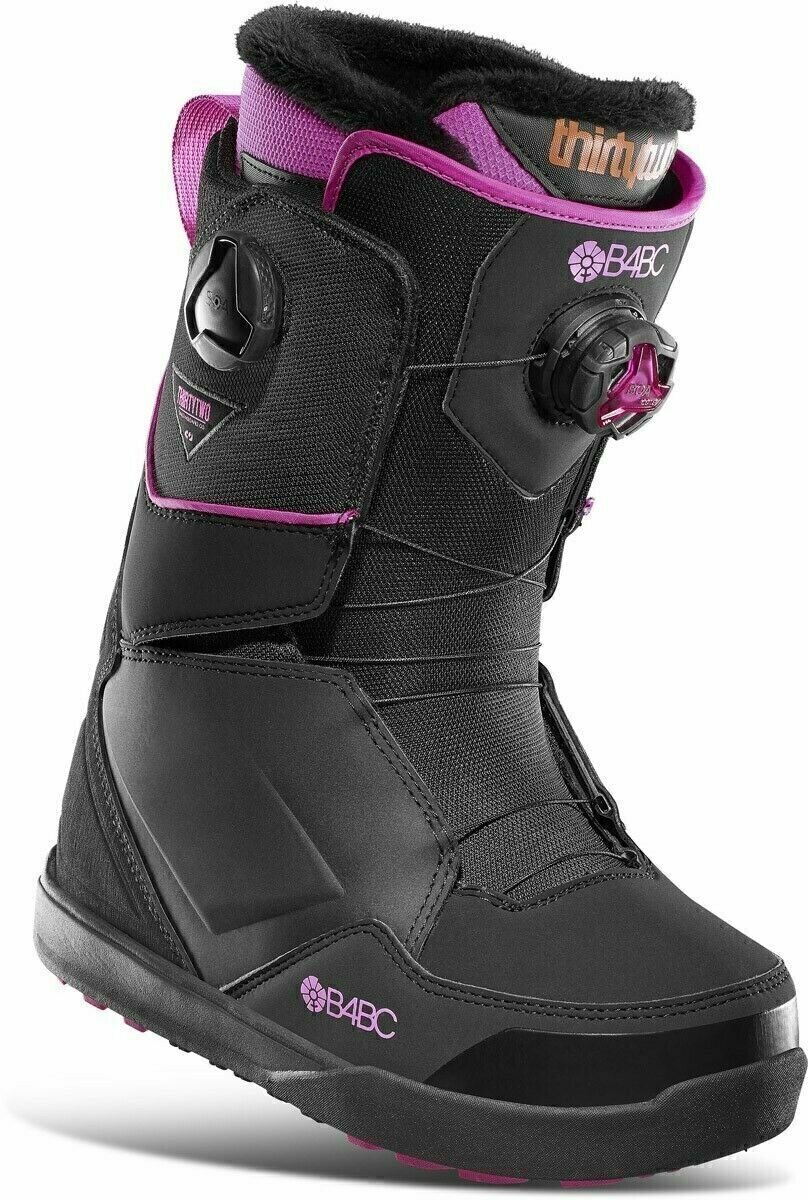 Ботинки сноубордические THIRTYTWO LASHED DOUBLE BOA WS B4BC (20/21) Black-Pink, 6,5 US