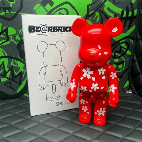 Игрушка Bearbrick Sakura 28см Красная