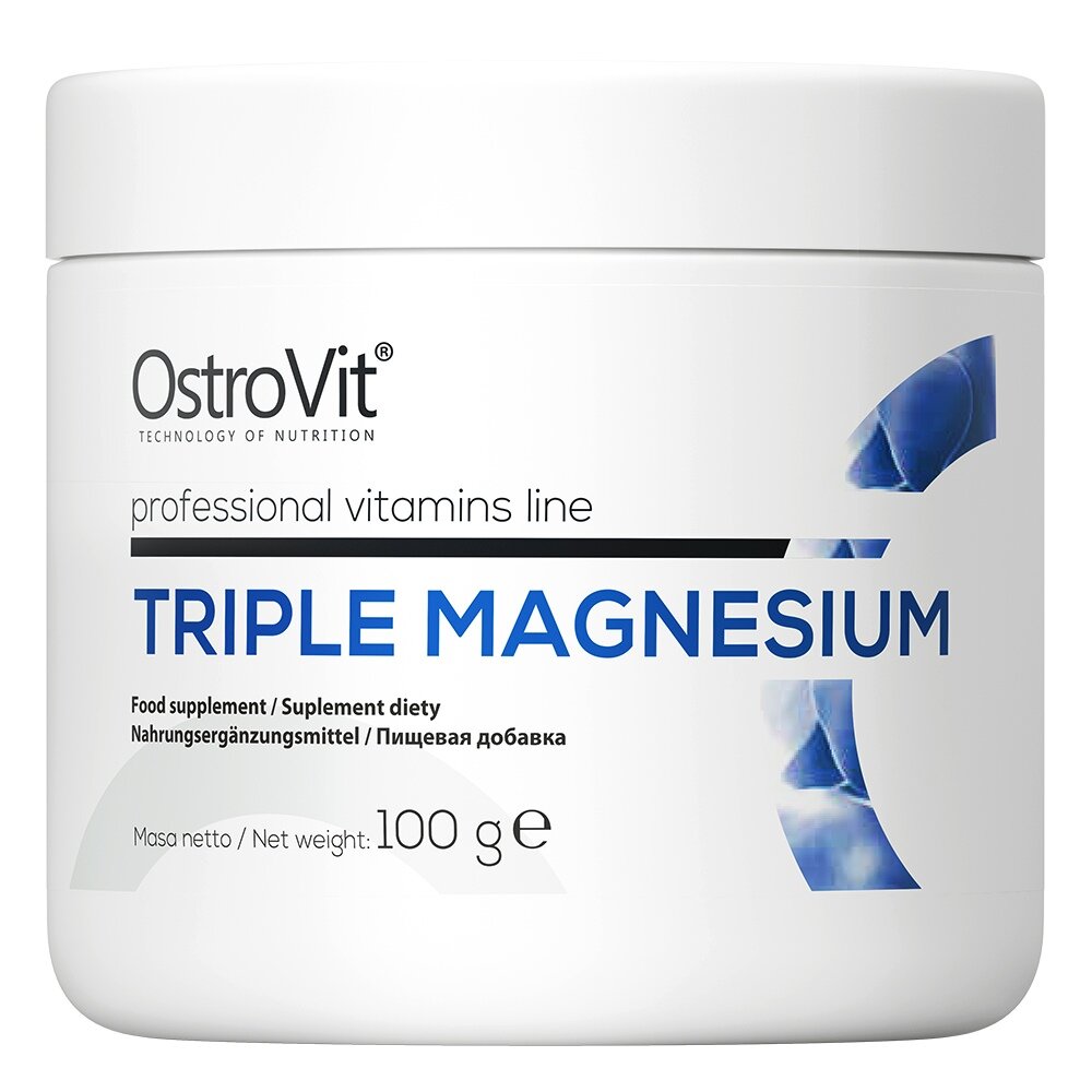 OstroVit Triple Magnesium, 100 г, Вкус Unflavored / Без вкусовых добавок