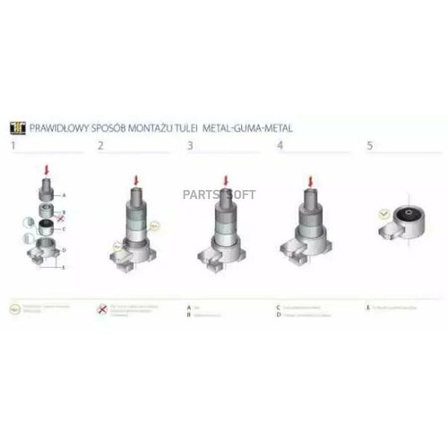 TEDGUM 00726032 Сайлентблок балки внутр диам 15 мм задн оси AUDI: A6 97-05, VW: PASSAT 96-00