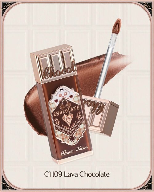 Flower Knows Блеск для губ Chocolate Wonder-Shop Cloud, #Ch09 Lava Chocolate, 4.5 мл