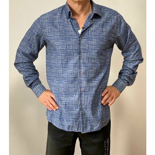 Рубашка ADT, размер 170,176-100-41, синий