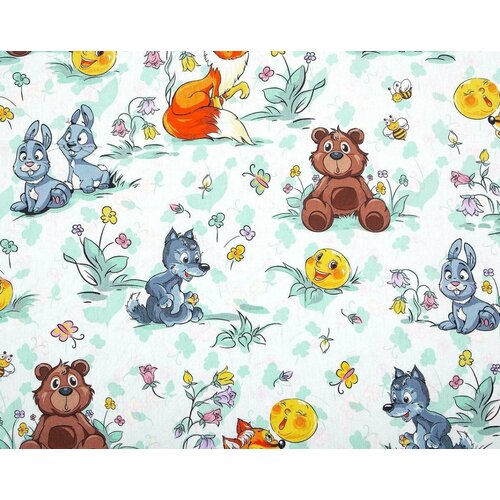 Ткань для шитья/Ширина 150см/Длина 10 метров/для рукоделия/100% хлопок/бязь