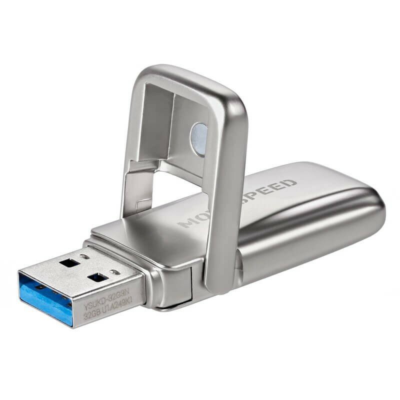 Носитель информации Move Speed USB 3.0 32GB серебро металл YSUKD-32G3N 173878