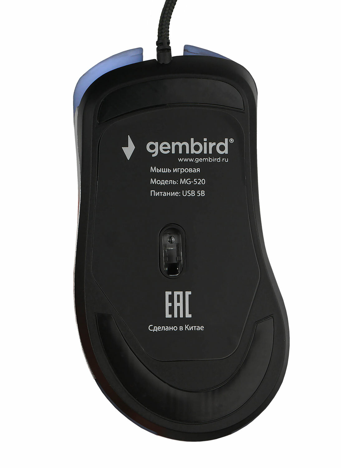 Мышь проводная Gembird MG-520 чёрный USB - фото №5