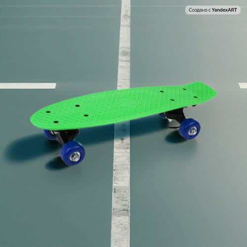 фото Скейтборд детский зеленый наша игрушка
