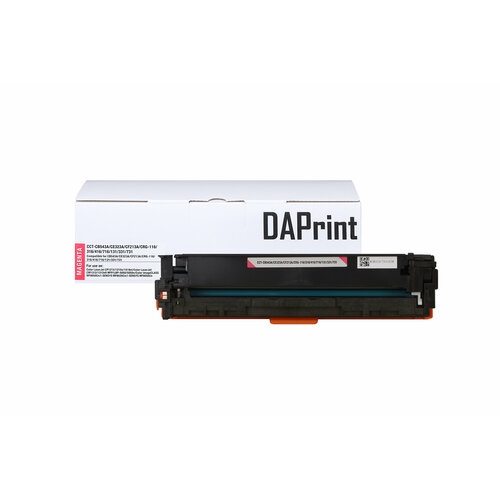 Картридж лазерный DAPrint DP-CB543A/CE323A/CF213A Magenta (пурпурный) для HP и Canon 1,6К стр. картридж printlight cf213a cb543a ce323a canon 716 731 пурпурный для hp