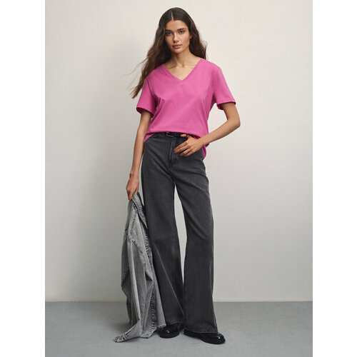 фото Футболка zarina, размер xs (ru 42)/170, фуксия