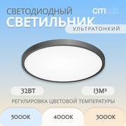 Citilux Бейсик CL738321V Светильник накладной Чёрный