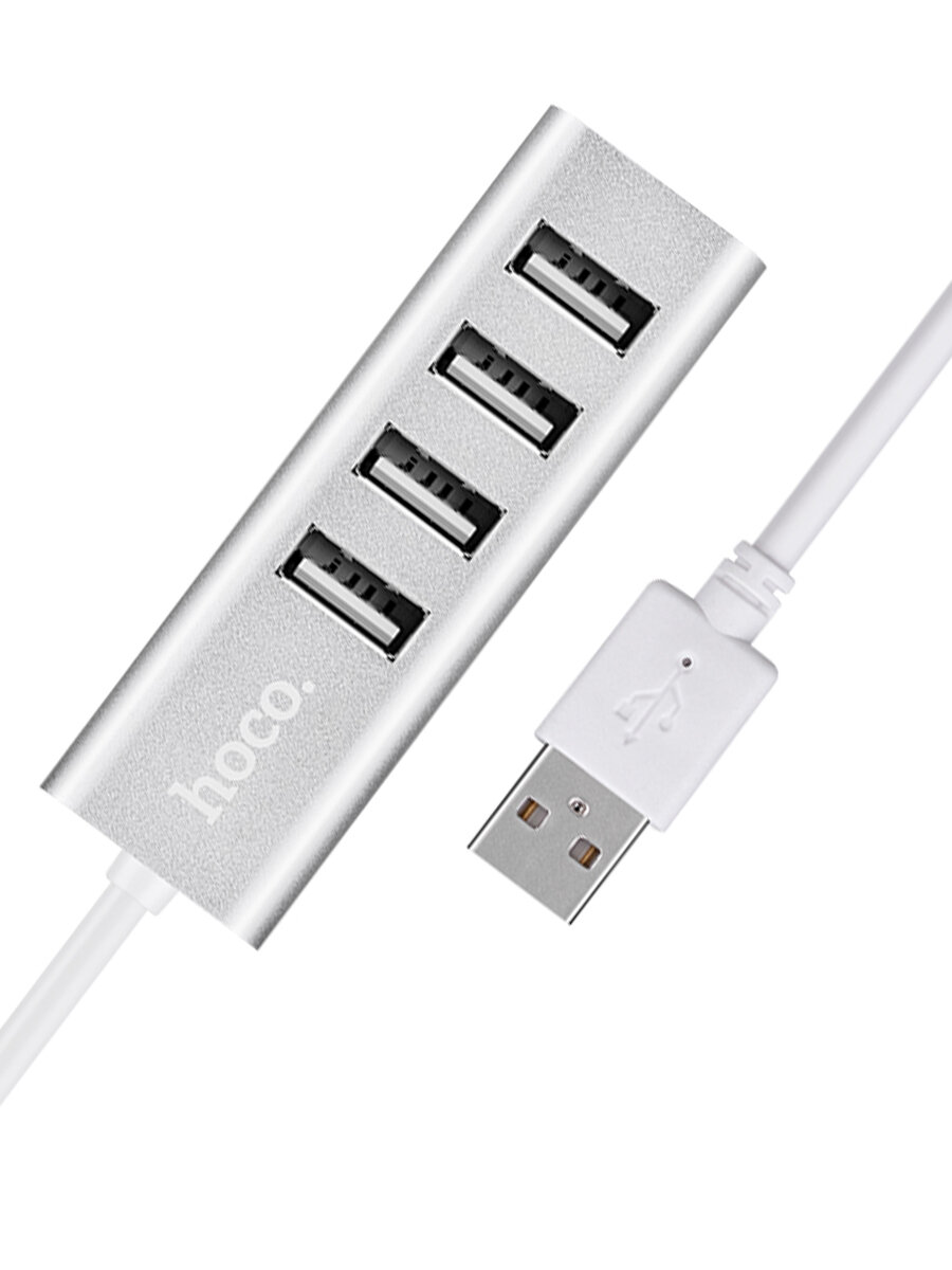 USB разветвитель HOCO HB1 для ноутбука 4 порта/ HUB