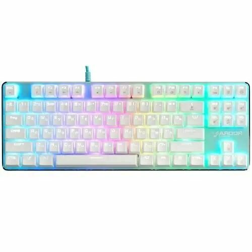 Игровая механическая клавиатура ARDOR GAMING Blade PRO, Kailh Red, 87 клавиш, RGB, проводная, синяя .