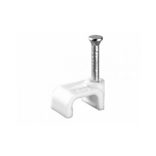 Скоба крепежная плоская 10мм в комплекте с гвоздем 50штуп Volsten 278₽