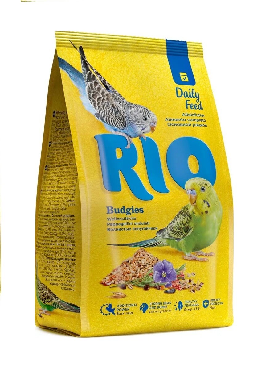 RIO Корм для волнистых попугайчиков основной 500г