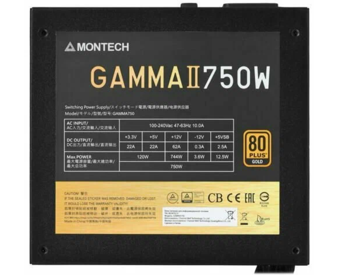 Блок питания MONTECH GAMMA II 750 GAMMA II 750 — фото 1