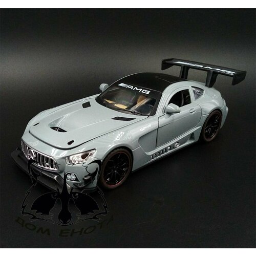 Модель Mercedes GT AMG серый. Машинка Мерседес металлическая 1:24 задние светодиодные фары mzorange 8330a790 для mitsubishi outlander 2014 2015 задние фары в сборе стоп сигнал предупреждающие противотуманные фары автомобиль