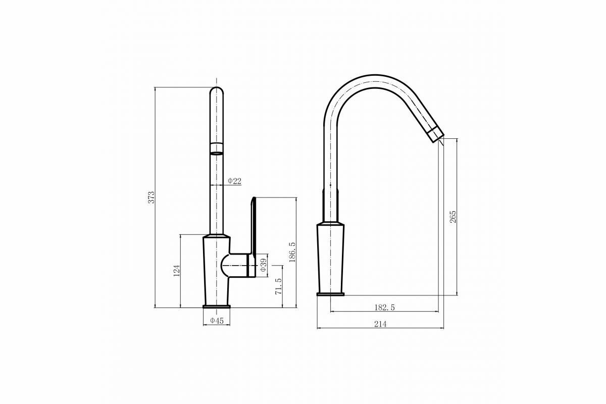 Смеситель для кухни FASHUN A54025-8 — фото 1