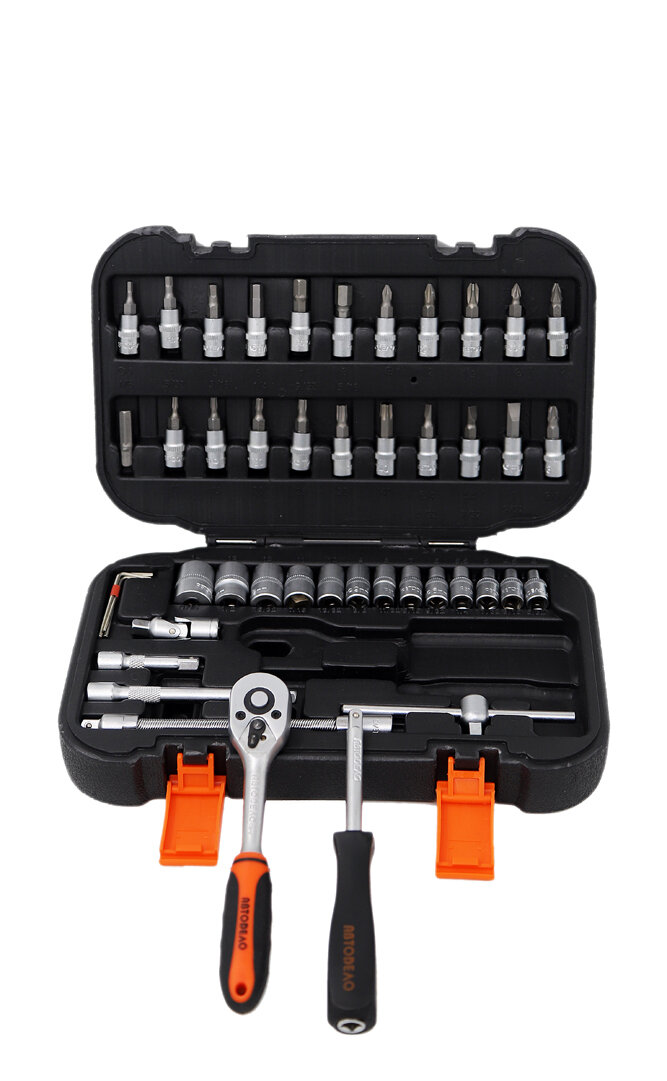 Набор инструментов 46 предметов 1/4 DR (АвтоDело) — фото 1