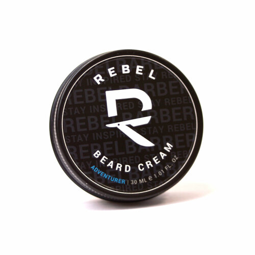 Премиальный крем для бороды и усов REBEL BARBER Adventurer 30 мл