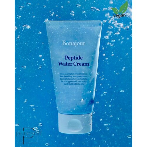 Bonajour Peptide Water Cream (Vegan) / Крем для лица с пептидами и гиалуроновой кислотой (веганская)