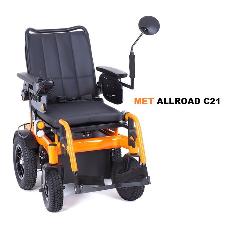 Кресло-коляска электроприводное MET ALLROAD C21 (MT-C21), с максимальной скоростью 10 км/ч