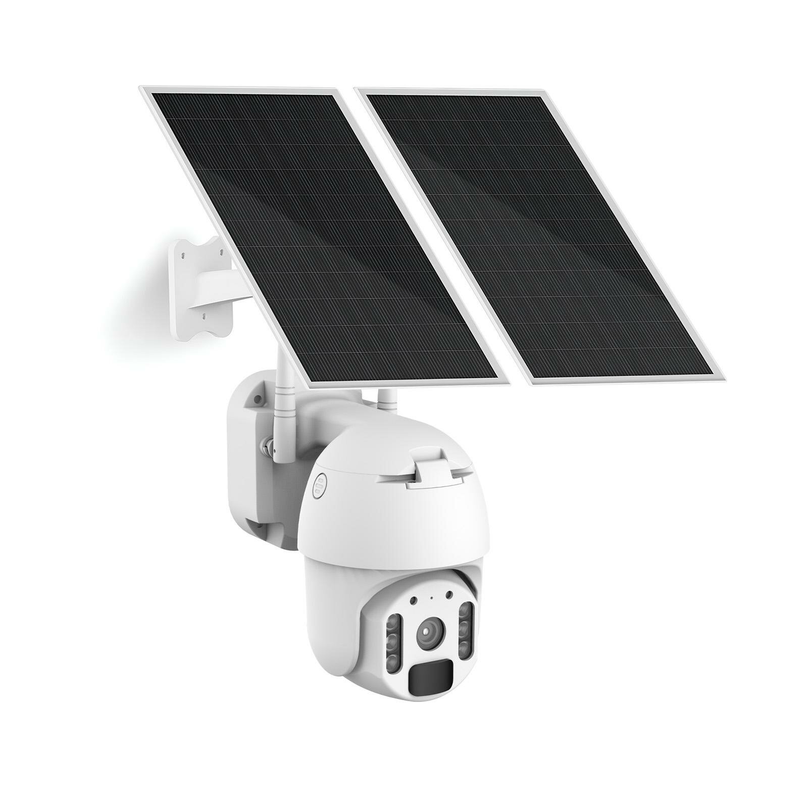 Уличная беспроводная 4G IP-камера LinkSolar Mod: ZC302-4G/2MP (N49067PO) 2MP с солнечной батареей 20Вт и аккумулятором 15600мАч, с записью на SD карту