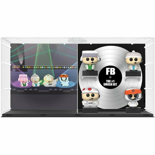 south park figures toys 5 piece set of cartoon characters eric cartman stan marsh kyle broflovski kenny mccormick and butters stotch sculptural t Набор фигурок Funko South Park: Boy Band - POP! Albums - Kyle / Stan / Cartman / Kenny (The #1 Smash Hit) 65753