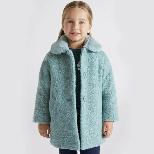 фото Пальто mayoral, размер 104 (4 года), зеленый