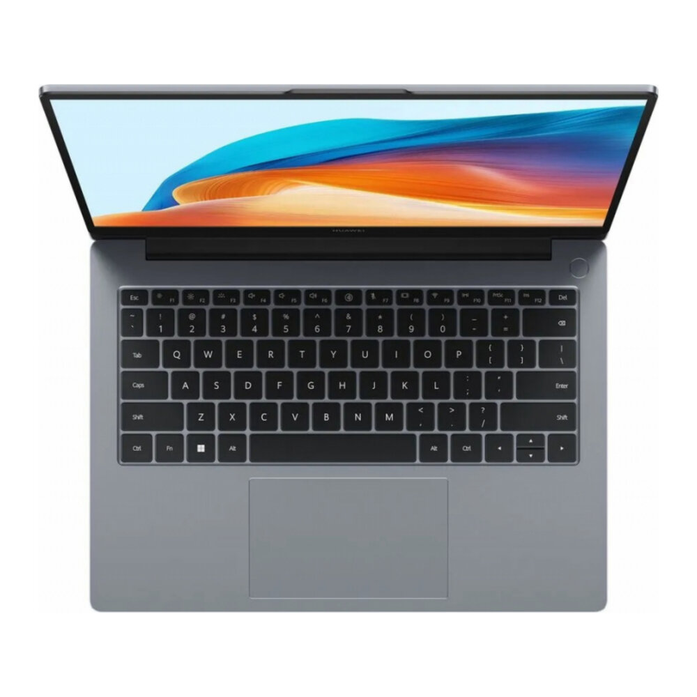 Ноутбук Huawei MateBook D 14 2024 MDF-X Space Gray 53013XFQ (14", Core i5 12450H, 8Gb/ SSD 512Gb, UHD Graphics) Серый - фото №2